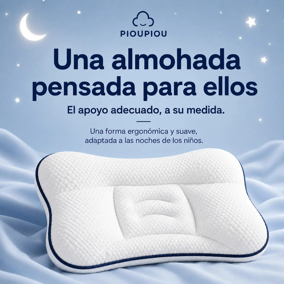 Niño con su almohada Pioupiou